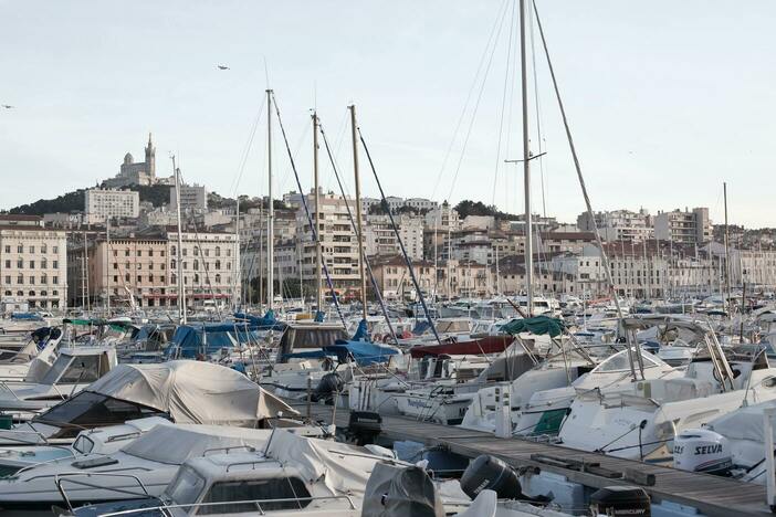 photo du vieux port a marseille