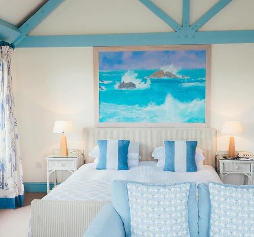 photo d'une chambre de l'hotel de la mer